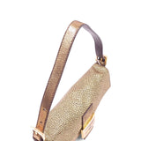 Close-up of Embellished bags hardware and fine stitching