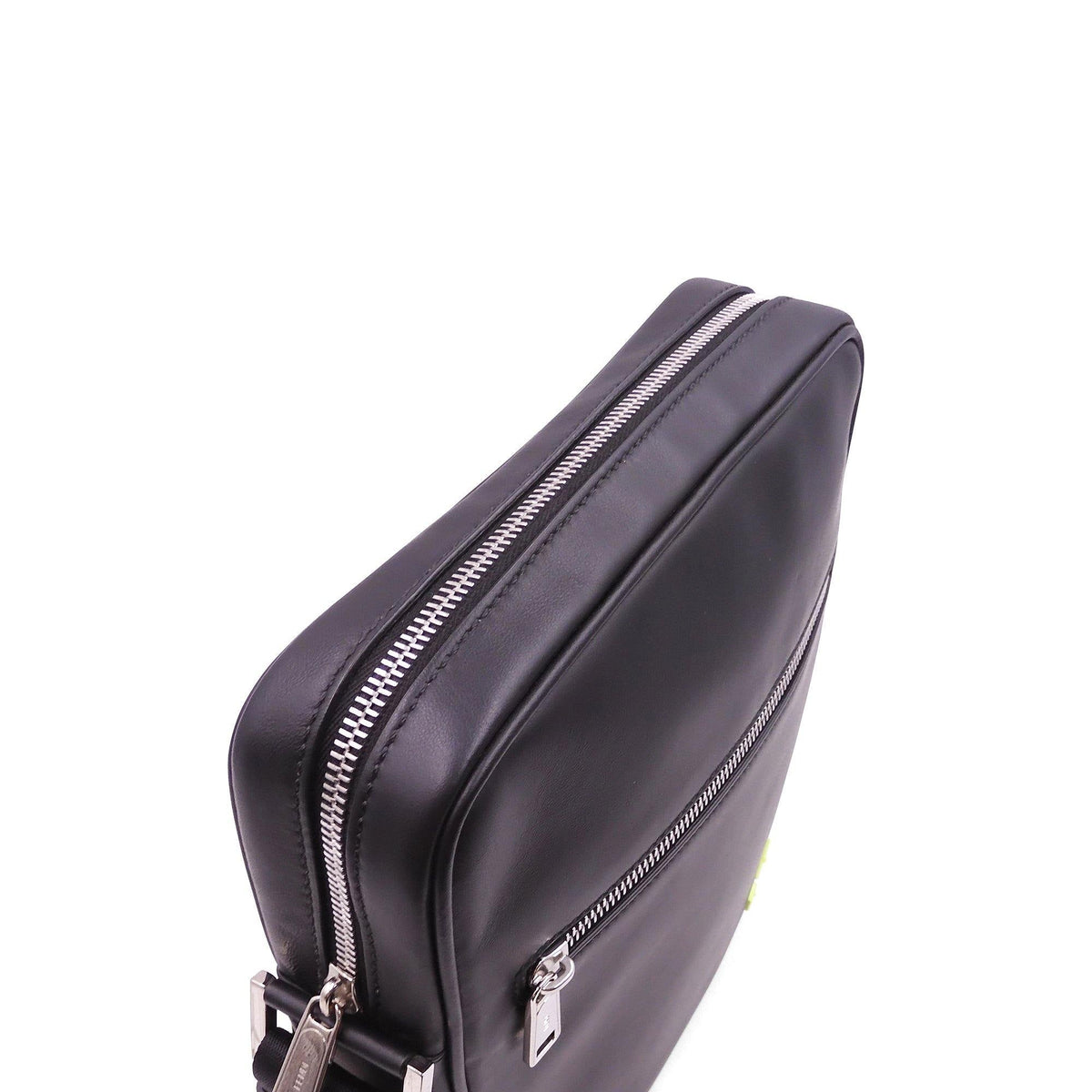 Close-up of I bags hardware and fine stitching