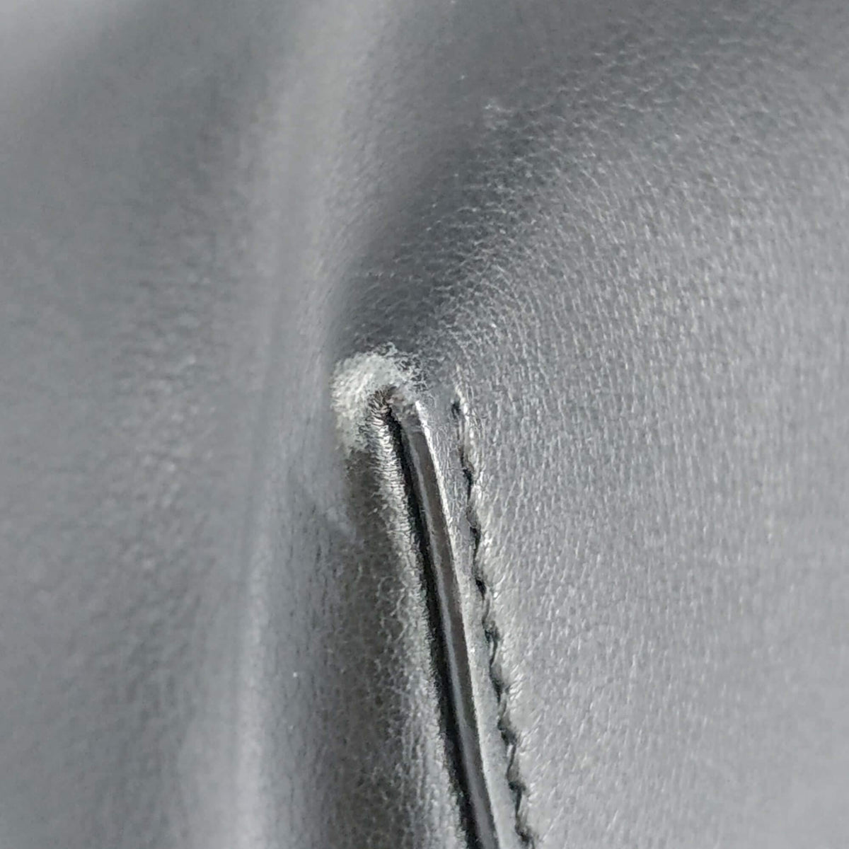 Close-up of Large bags hardware and fine stitching