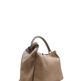 Close-up of Large bags hardware and fine stitching