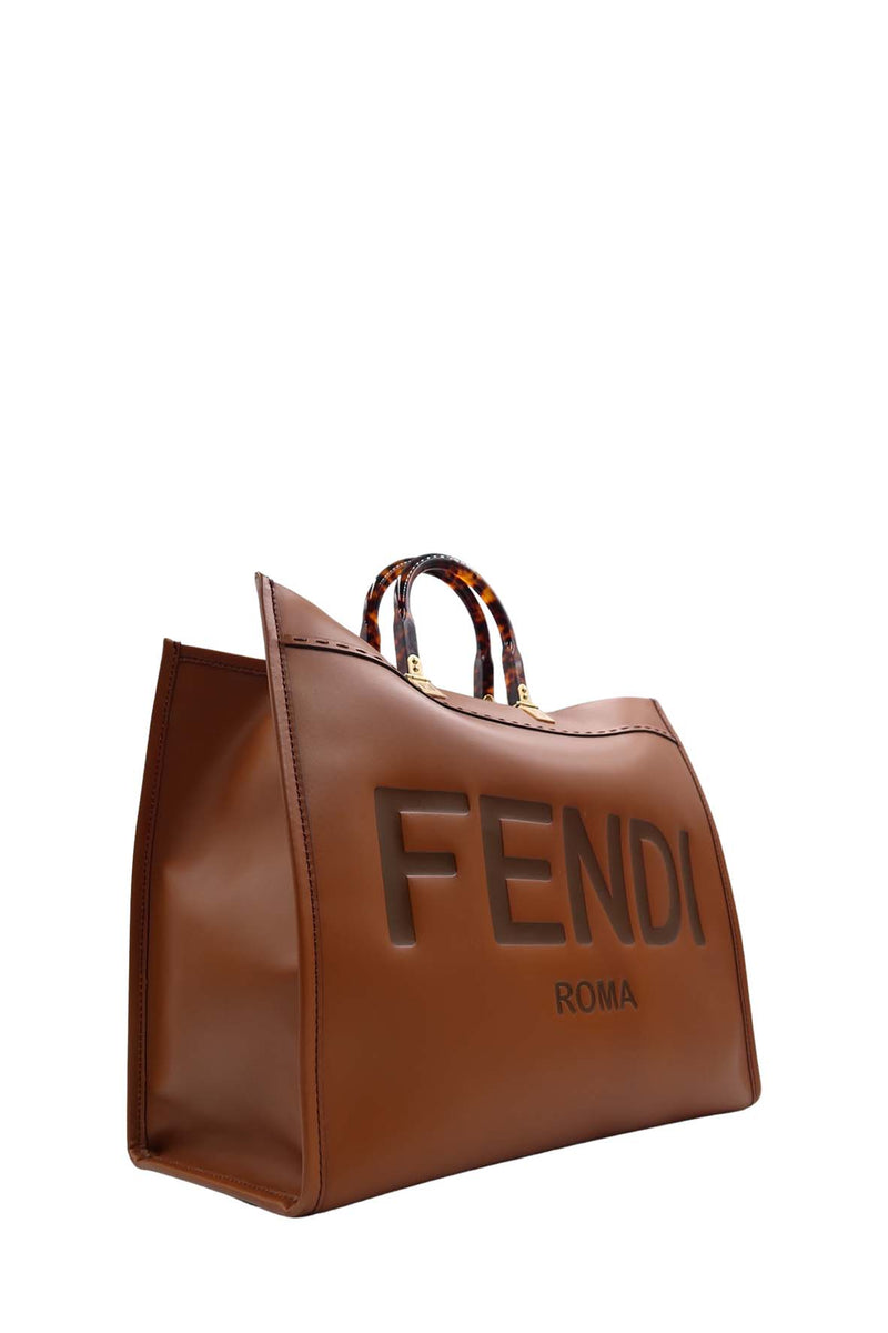 Close-up of Large bags hardware and fine stitching