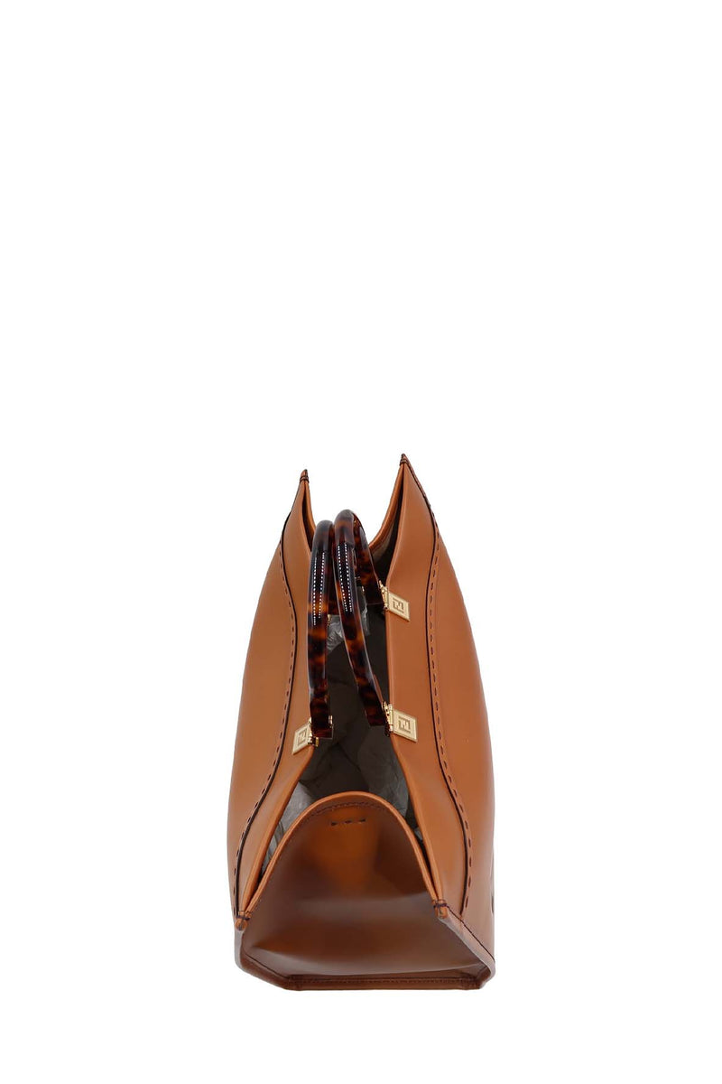 Close-up of Large bags hardware and fine stitching