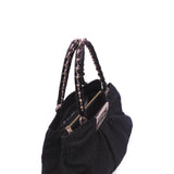 Close-up of Large bags hardware and fine stitching