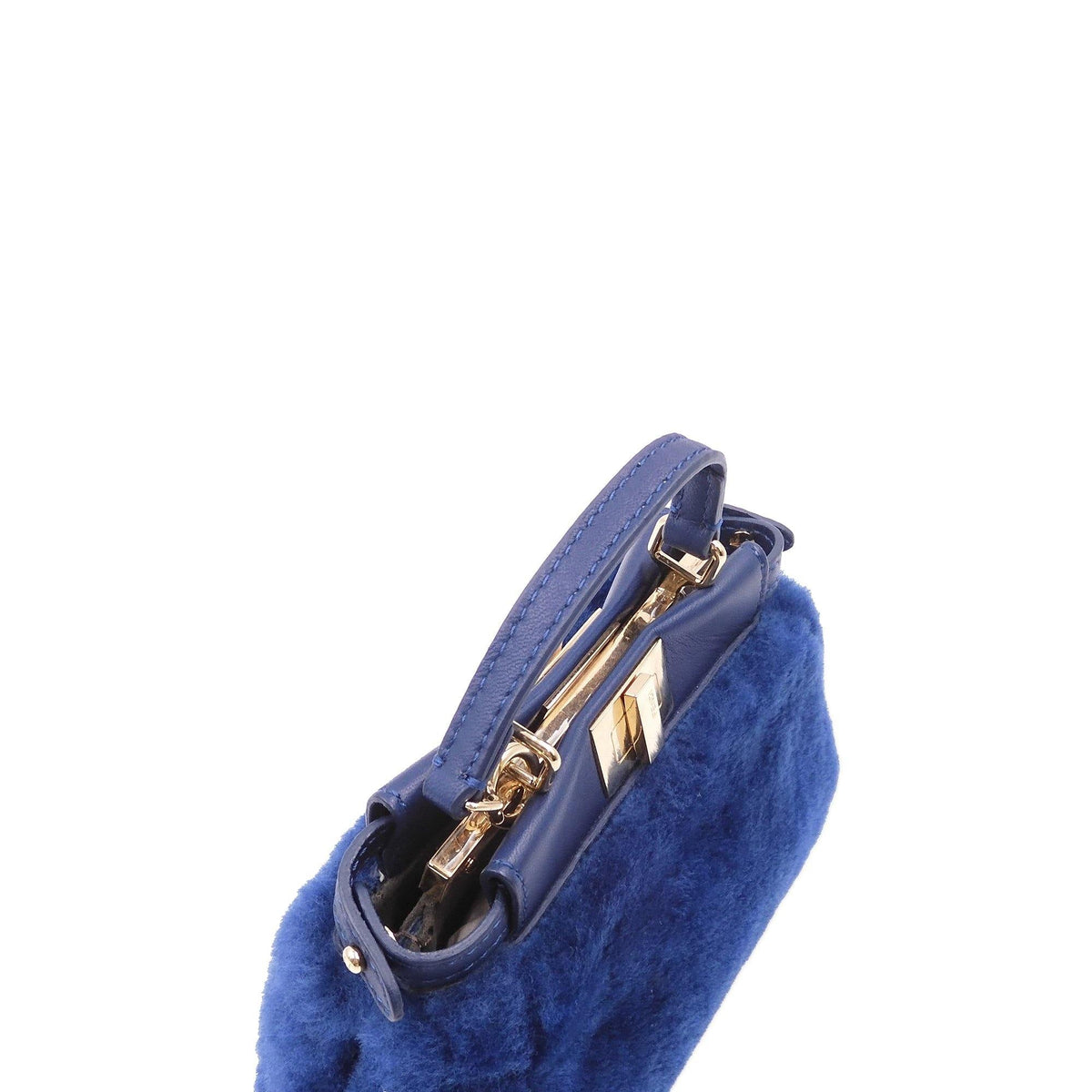 Close-up of Micro bags hardware and fine stitching