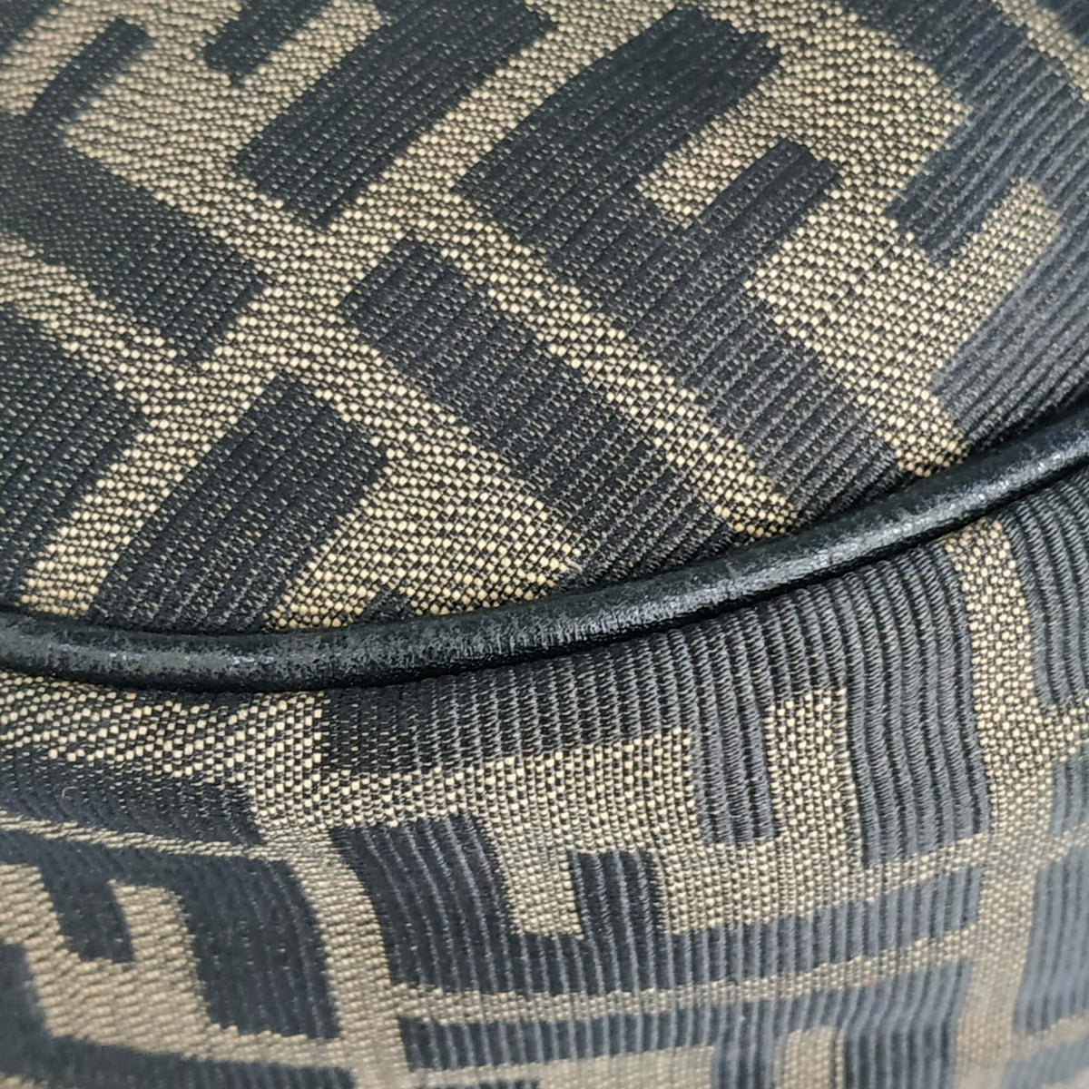 Fendi Bags? Fendi Zucchino Canvas Shoulder Bag Brown Elegant Everyday Designer Handbag