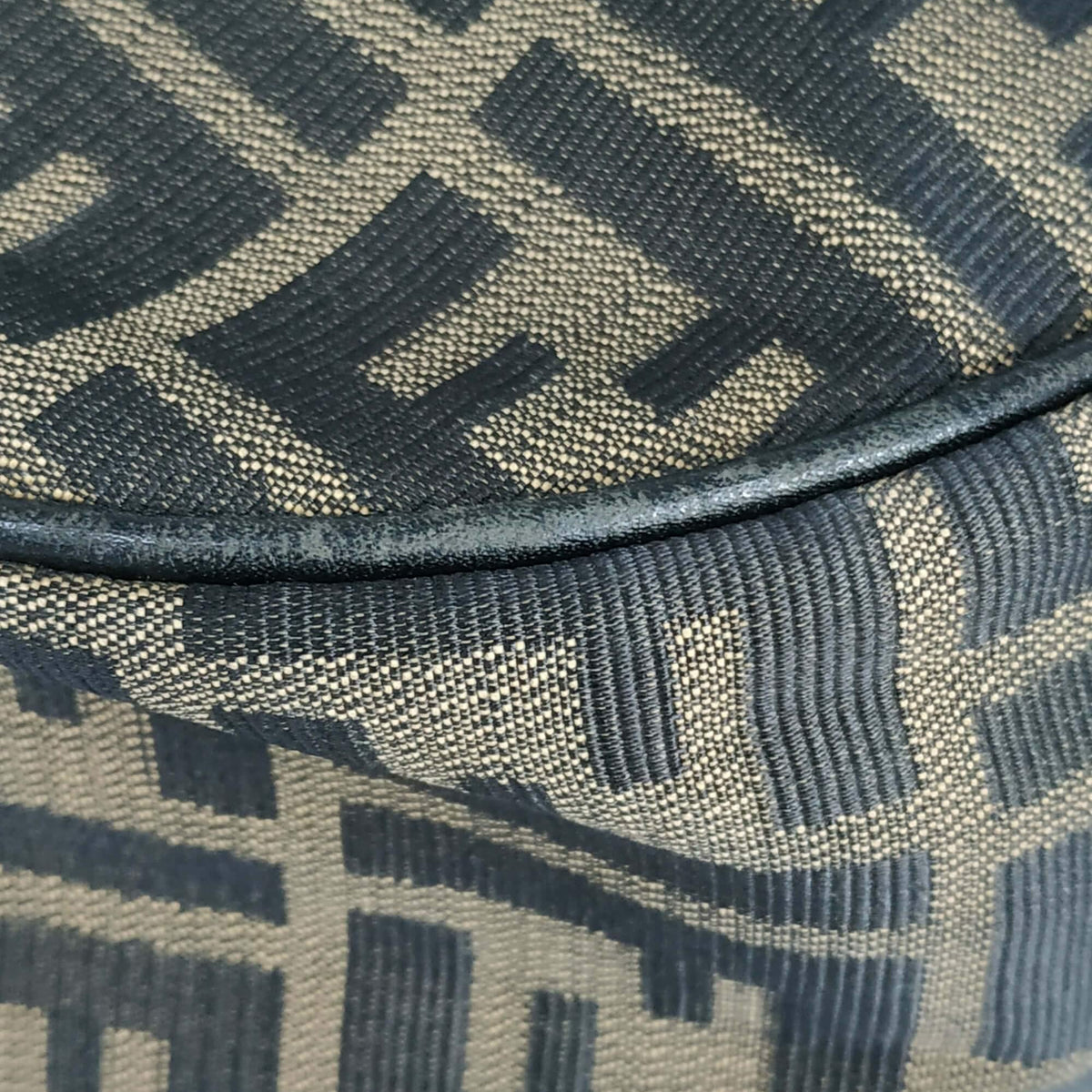Fendi Bags? Fendi Zucchino Canvas Shoulder Bag Brown Elegant Everyday Designer Handbag