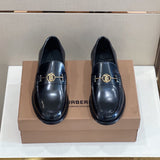 Burberry Chocolate Brown Pointed-Toe Stiletto Heels - Back View