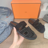 Hermes shoes Style 284 - top view showing design (alternate angle)