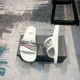 Balenciaga Burgundy Platform Sandals - Lifestyle Styling Shot