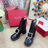 Roger Vivier luxury shoes detail shot
