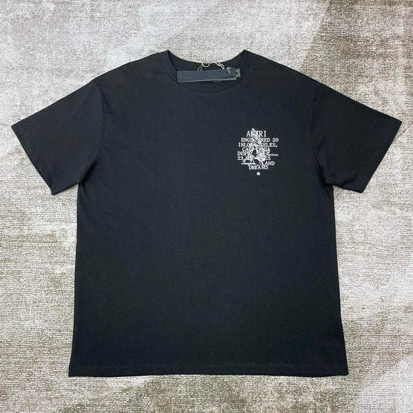 Amiri luxury t-shirt detail shot