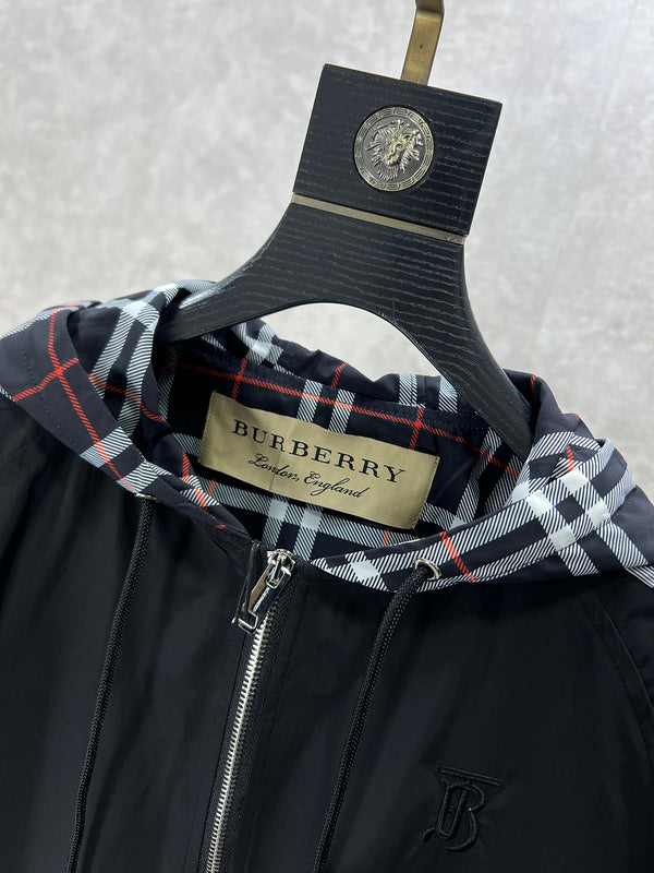 Close-up of Burberry designer clothing craftsmanship