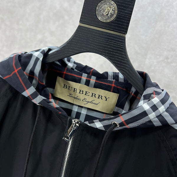 Close-up of Burberry designer clothing craftsmanship