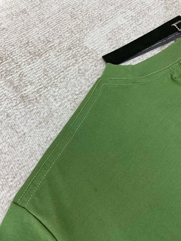 Close-up of Amiri t-shirt craftsmanship