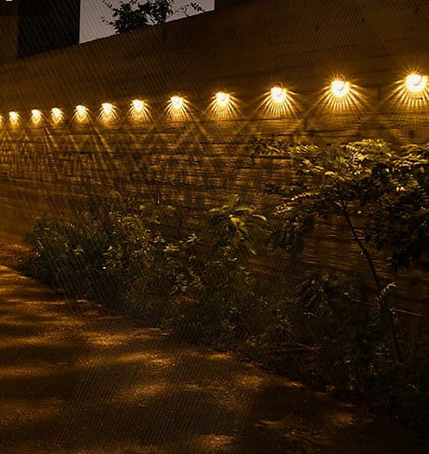 Solar Fence Lights -2 Pack