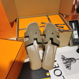 Hermes sandals Style 095 - styled lifestyle view