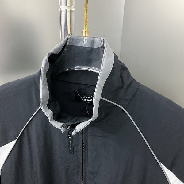 Close-up of Balenciaga designer clothing craftsmanship