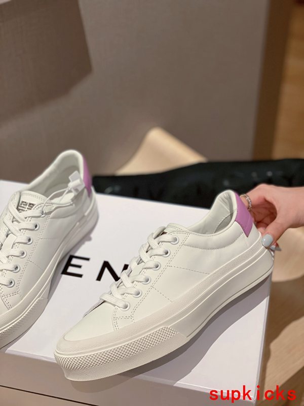 Givenchy Grey High-Top Sneakers - Back View