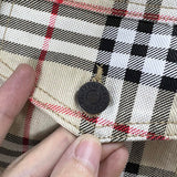 Burberry luxury designer clothing detail shot