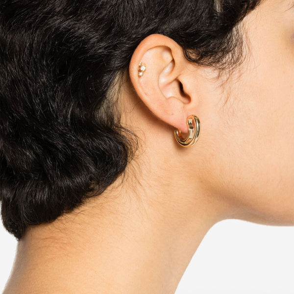 Bottega Veneta Jewellery? Bottega Veneta Women Frills Small Earrings Luxury Designer Statement Jewellery