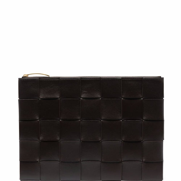 Bottega Veneta Bags? Bottega Veneta Women Cassette Medium Leather Pouch Luxury Designer Leather Handbag