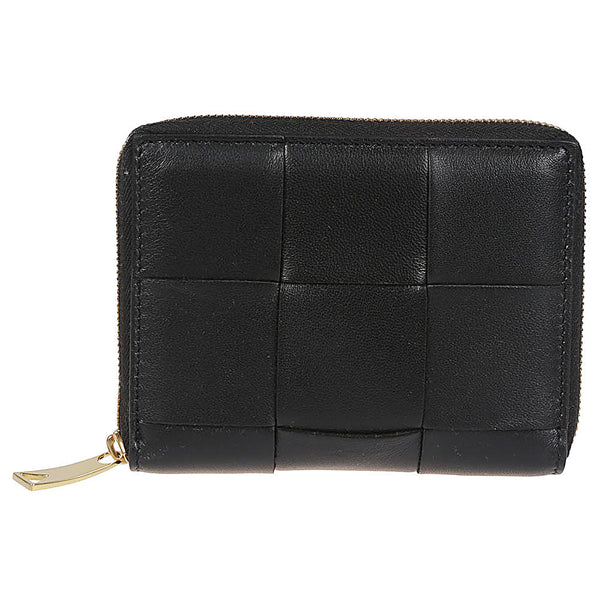 Bottega Veneta Wallets? Bottega Veneta Women Cassette Leather Compact Wallet Elegant Everyday Leather Wallet