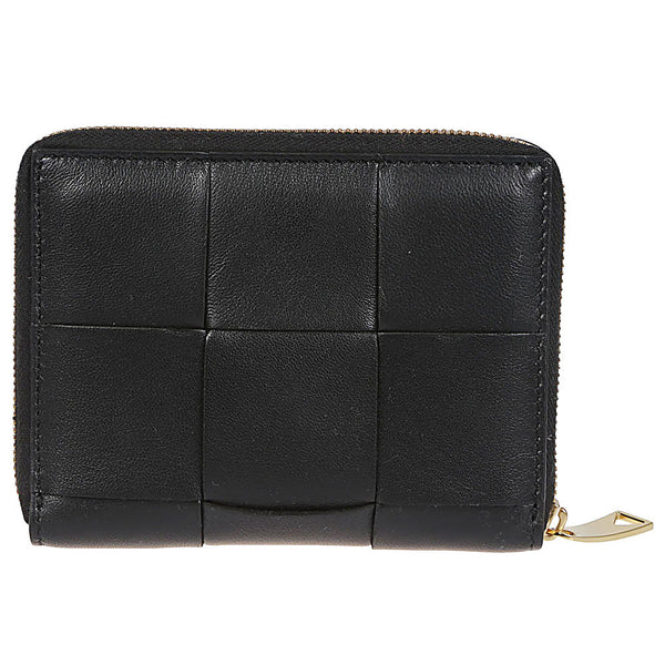 Bottega Veneta Wallets? Bottega Veneta Women Cassette Leather Compact Wallet Elegant Everyday Leather Wallet