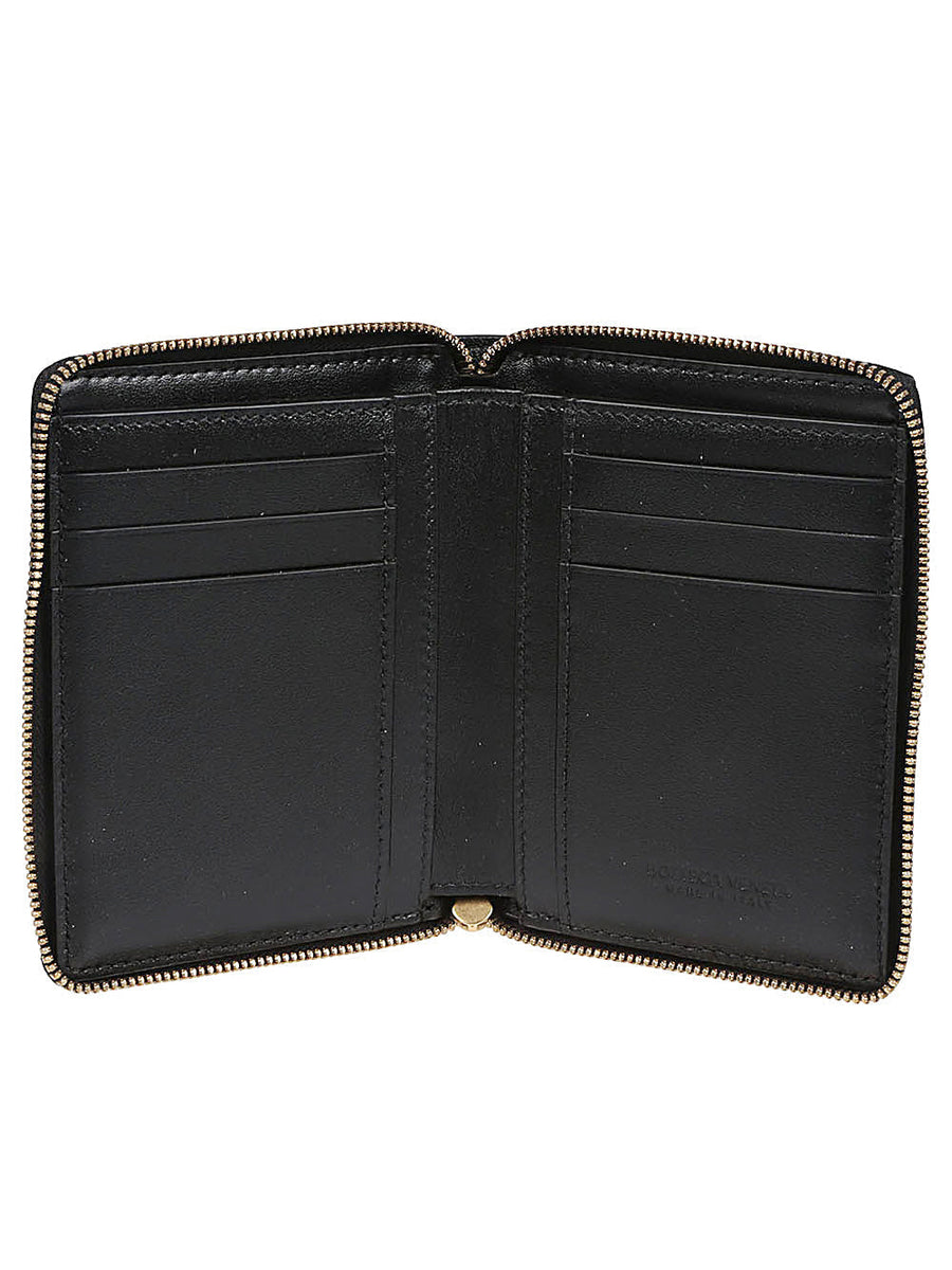 Bottega Veneta Wallets? Bottega Veneta Women Cassette Leather Compact Wallet Elegant Everyday Leather Wallet