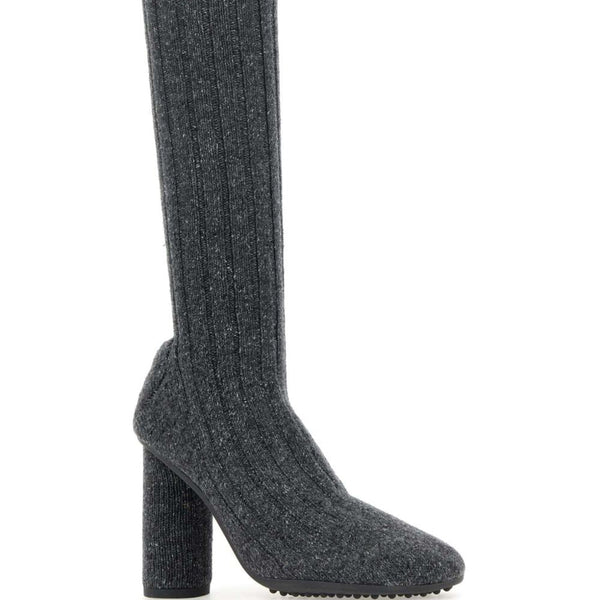 Bottega Veneta Shoes Bottega Veneta Women Atomic Knitted Wool Boots Premium Designer Casual Shoes