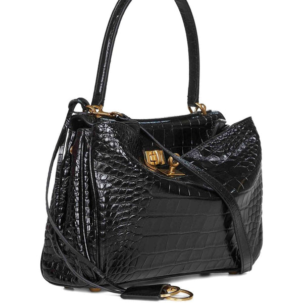 Balenciaga premium shoulder bags detail and craftsmanship close-up