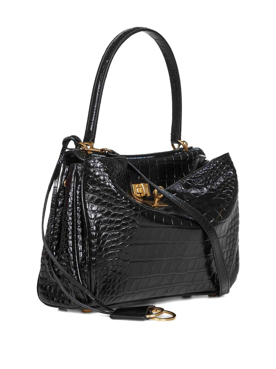 Balenciaga Bags? Balenciaga Women Rodeo Small Leather Handbag Premium Designer Shoulder Bag