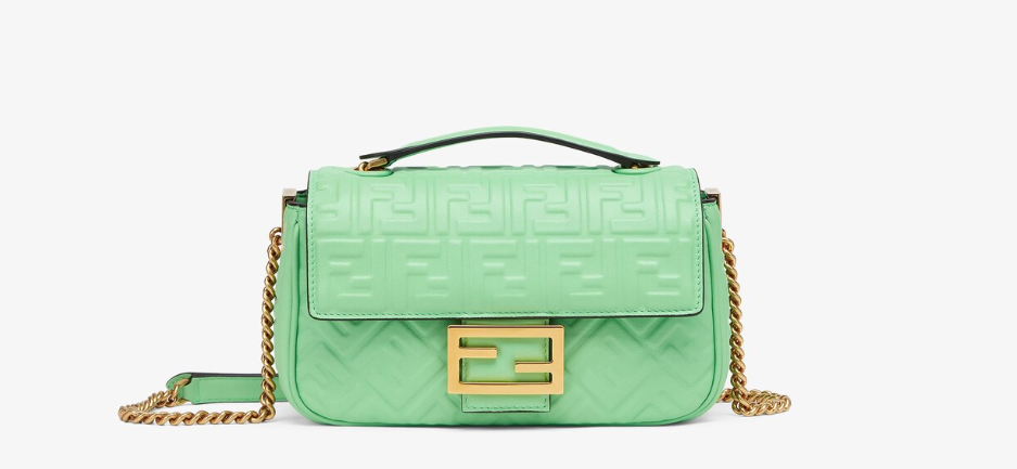Fendi Bags? Fendi Baguette Chain Midi Nappa leather Bag Premium Designer Shoulder Bag