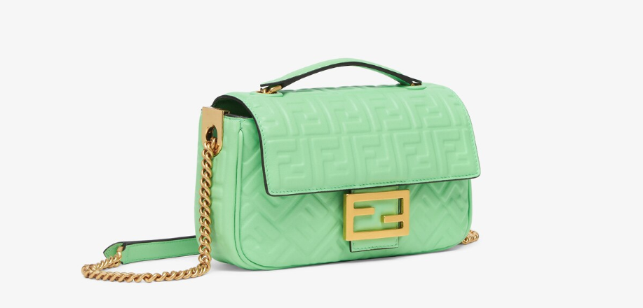 Fendi Bags? Fendi Baguette Chain Midi Nappa leather Bag Premium Designer Shoulder Bag
