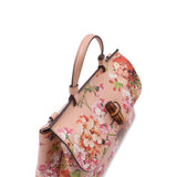 Close-up of Bamboo bags hardware and fine stitching
