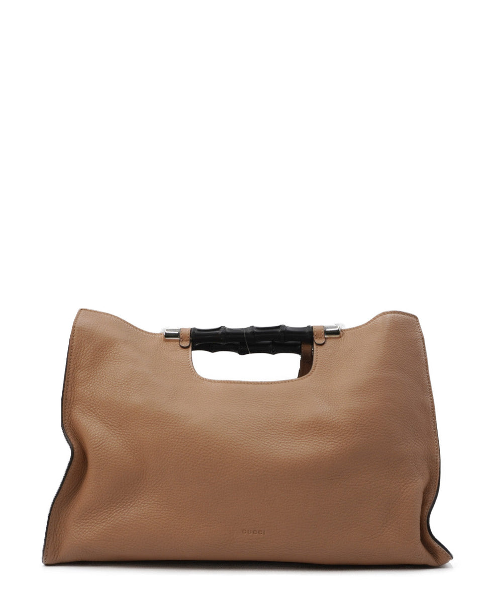 Bamboo bags luxury designer piece front view