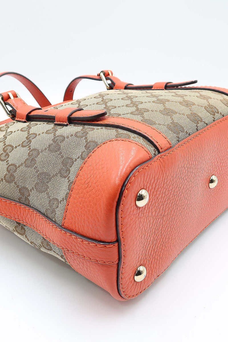 Gucci Bags? Gucci Belted Tote Bag Brown, Orange Luxury Designer Leather Handbag