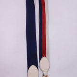 Close-up of Broadway bags hardware and fine stitching