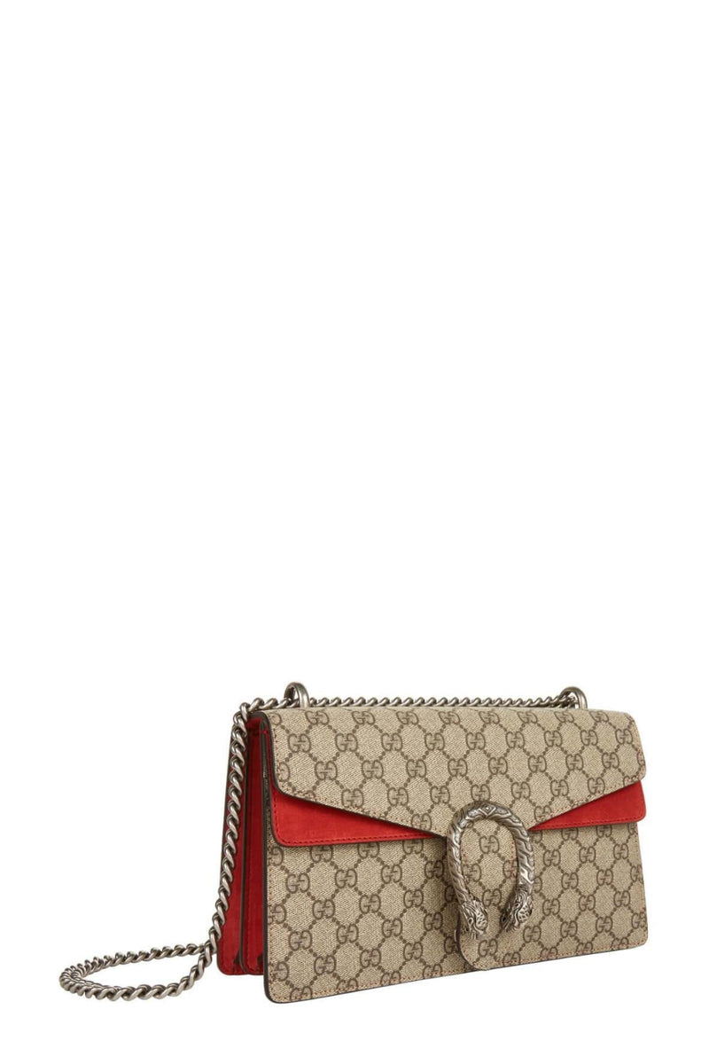 Close-up of Dionysus bags hardware and fine stitching