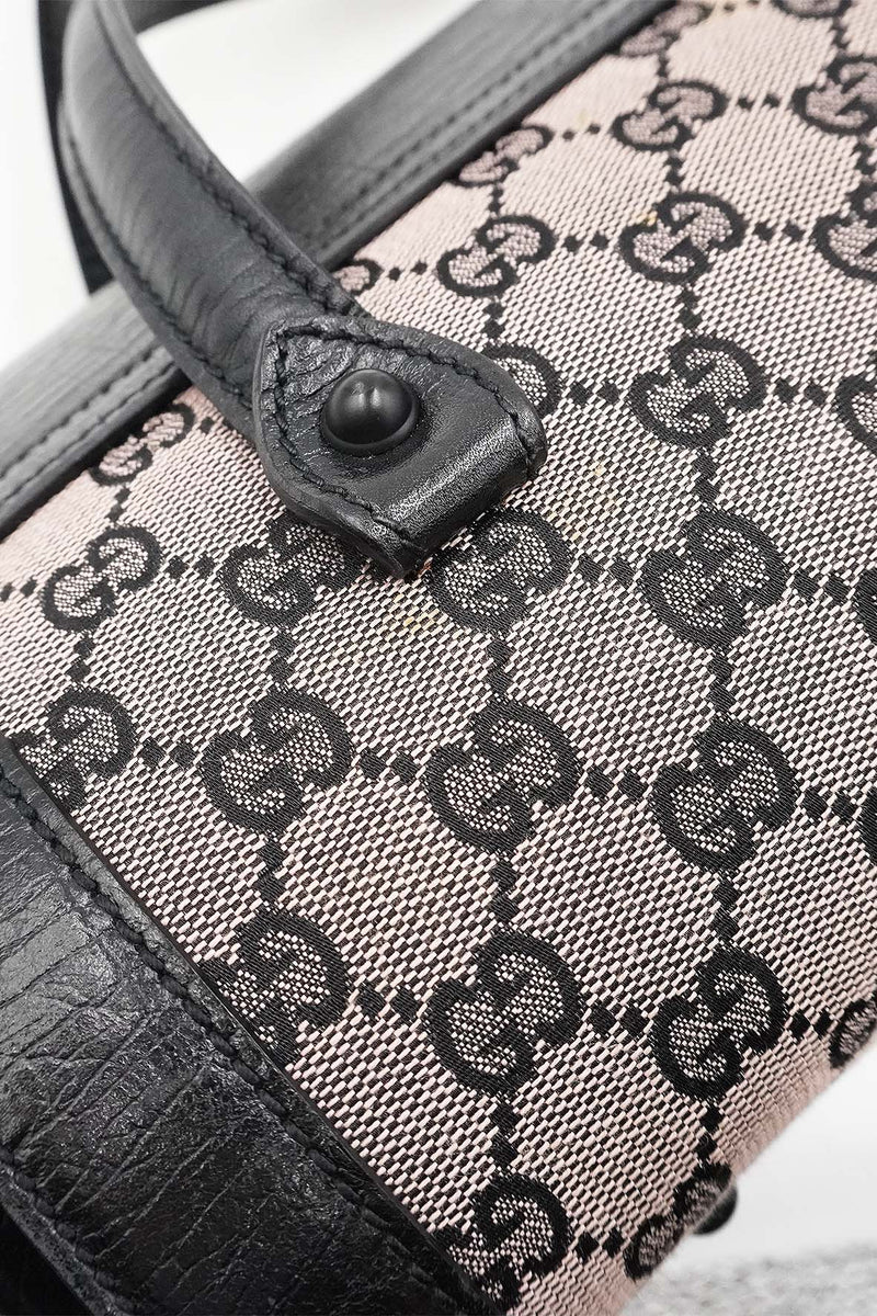 Close-up of GG bags hardware and fine stitching