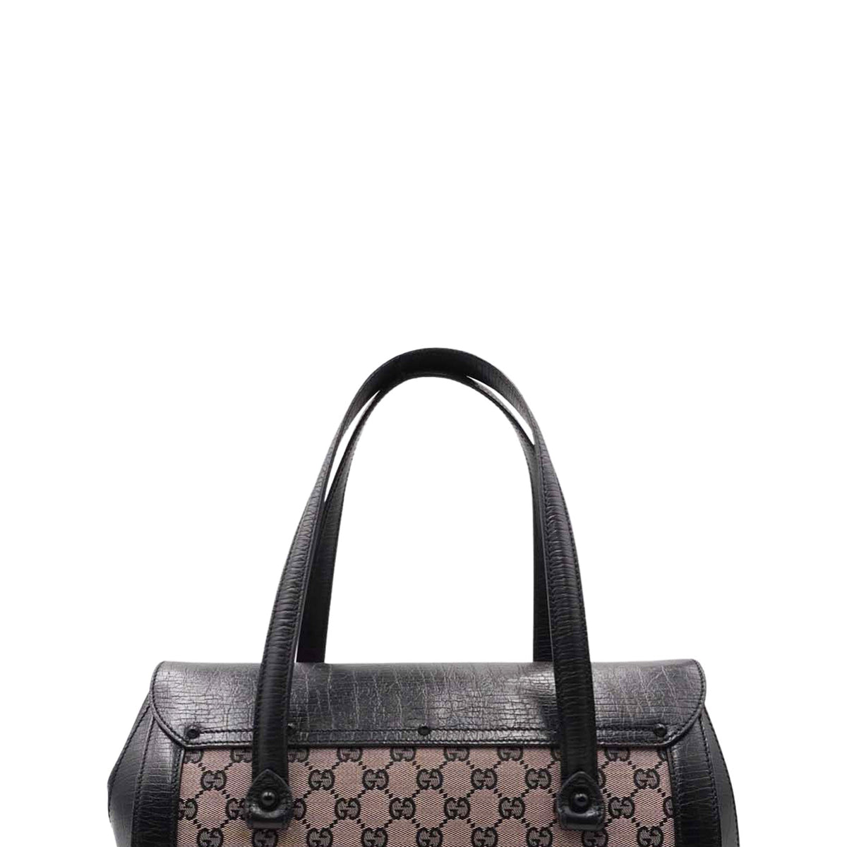 Close-up of GG bags hardware and fine stitching