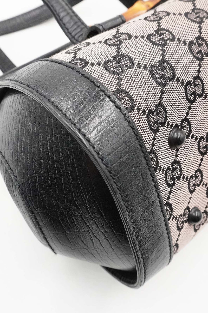 Close-up of GG bags hardware and fine stitching