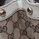 Close-up of GG bags hardware and fine stitching