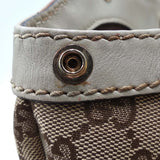 Close-up of GG bags hardware and fine stitching