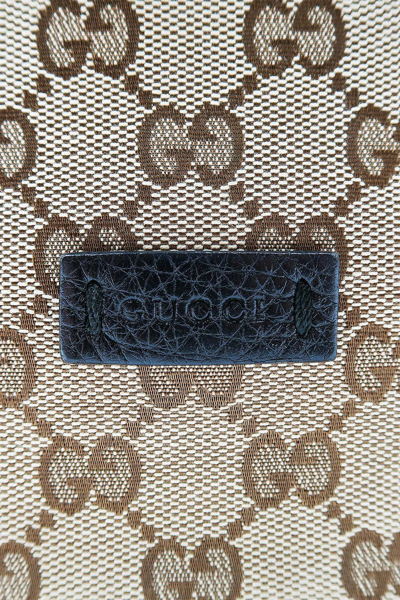 Close-up of GG bags hardware and fine stitching