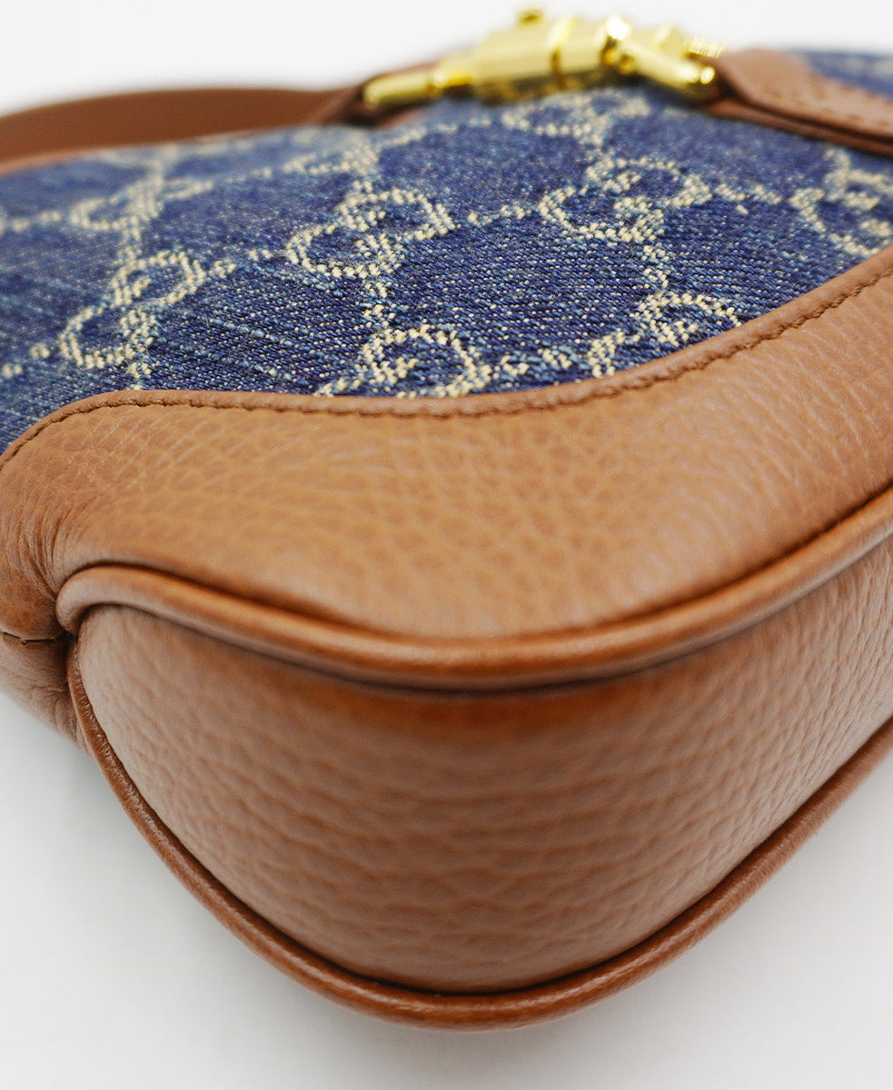 Close-up of GG bags hardware and fine stitching