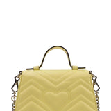 Close-up of GG bags hardware and fine stitching