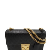 Close-up of GG bags hardware and fine stitching