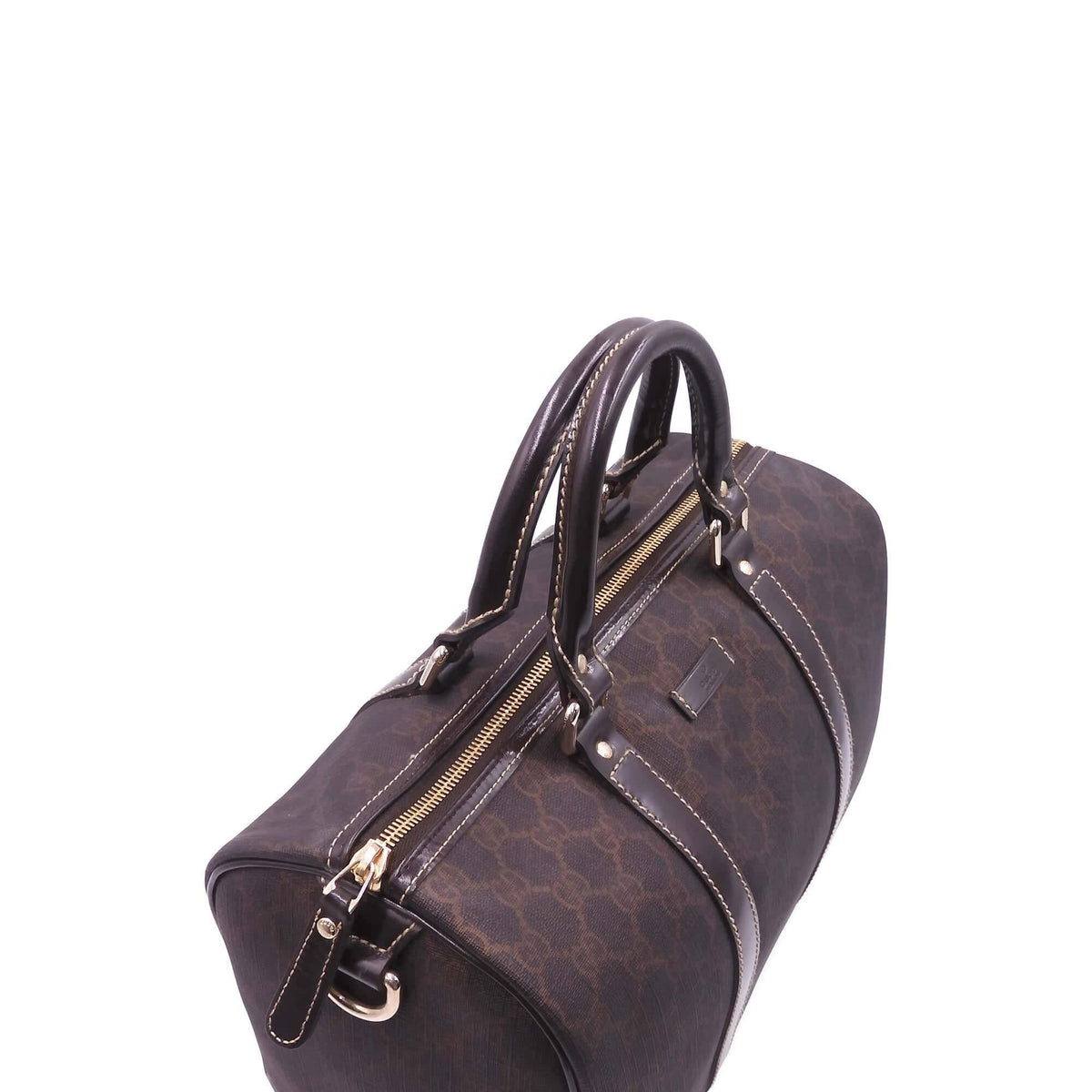 Close-up of GG bags hardware and fine stitching