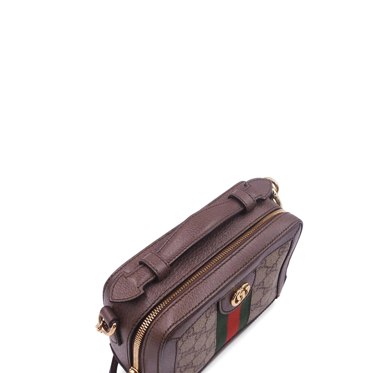 Close-up of GG bags hardware and fine stitching