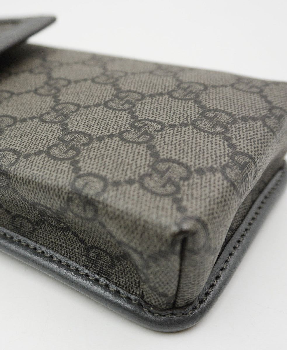 Close-up of GG bags hardware and fine stitching